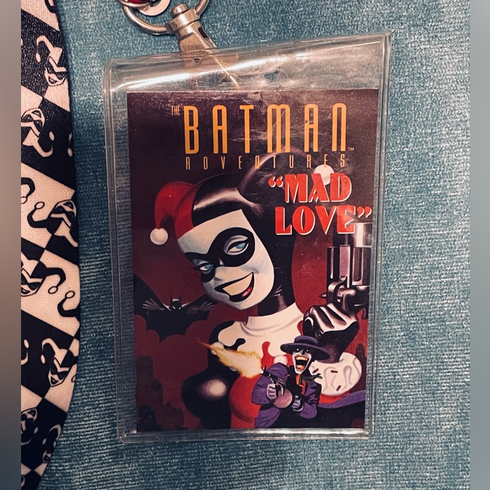 Batman Adventures 'Mad Love' Comic Lanyard